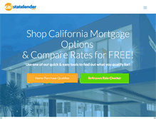 Tablet Screenshot of calstatelender.com